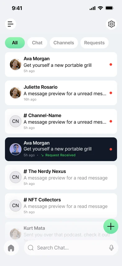 Pay chat threads with a payment request in-thread